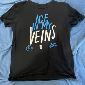 “Ice In My Veins” cotton basketball Tee by Hoop Culture, medium